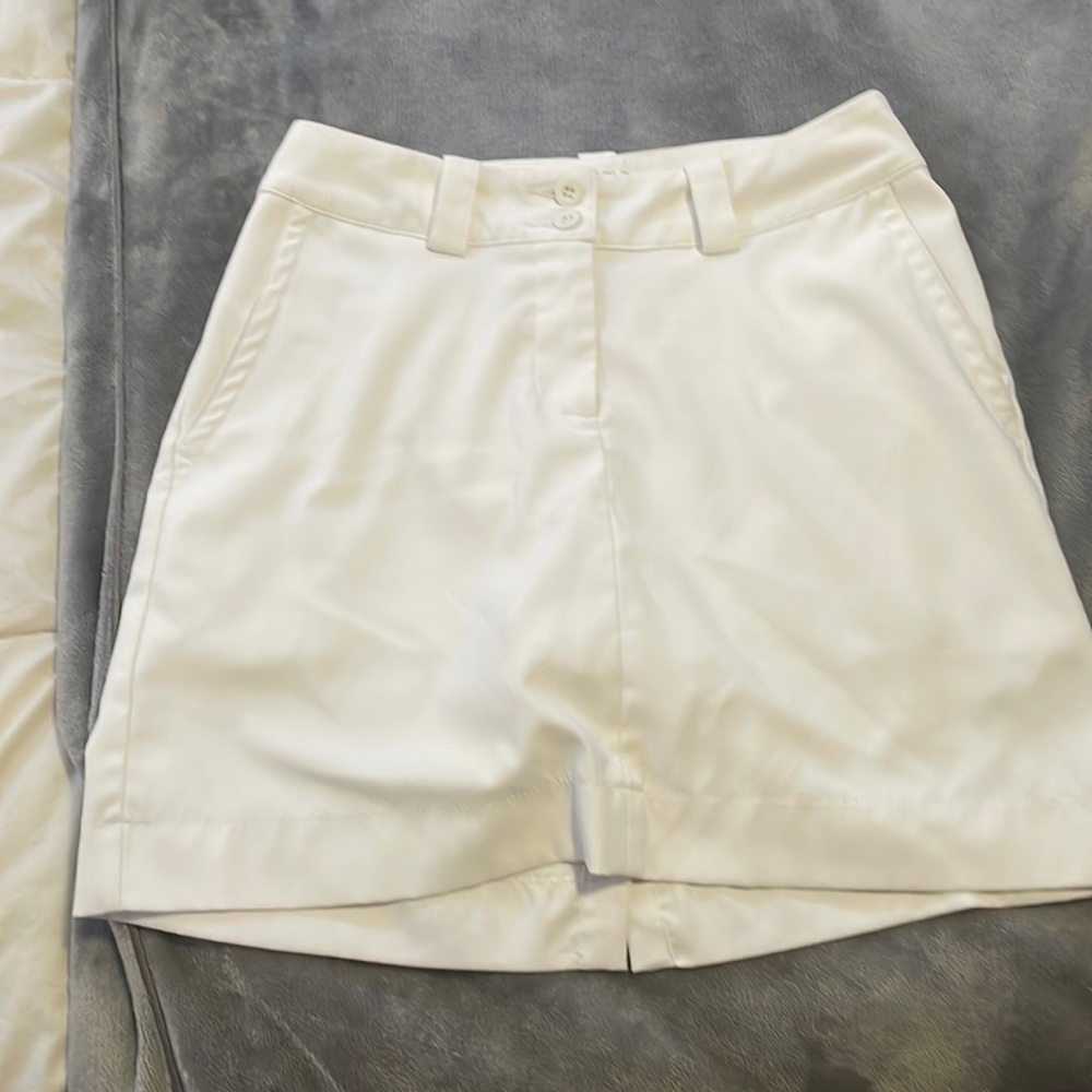 nike golf white skirt
